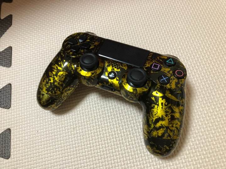 ps4 コントローラー ゴールドラップペイント