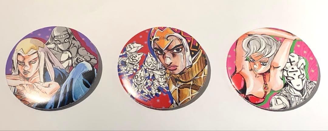 ジョジョの奇妙な冒険　原画展 第５部　缶バッチ14枚セット