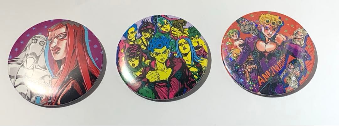 ジョジョの奇妙な冒険　原画展 第５部　缶バッチ14枚セット