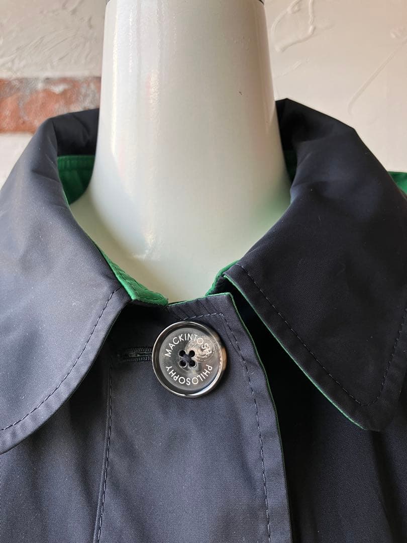 MACKINTOSH PHILOSOPHY ステンカラーリバーシブルコート①