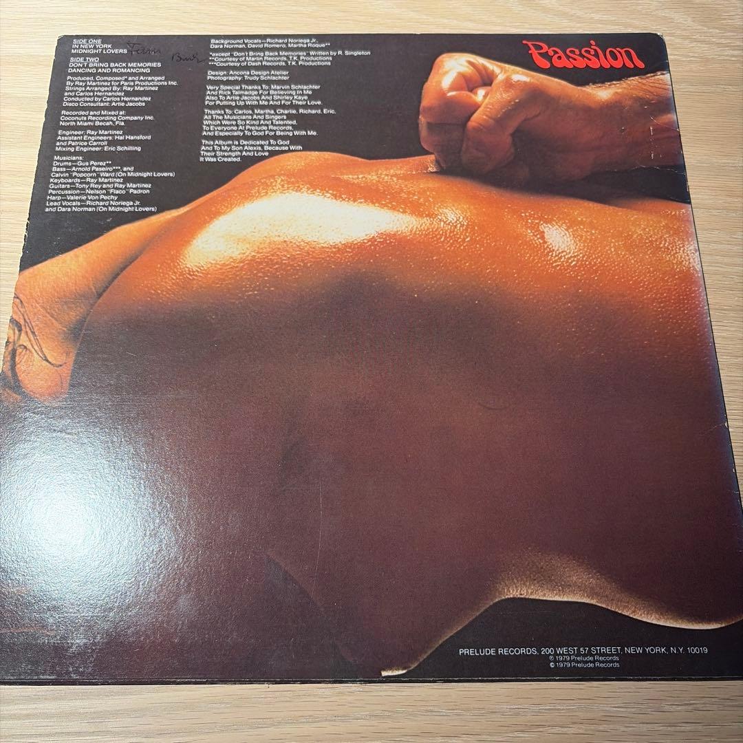 [レコード] Passion midnight lovers収録　LP
