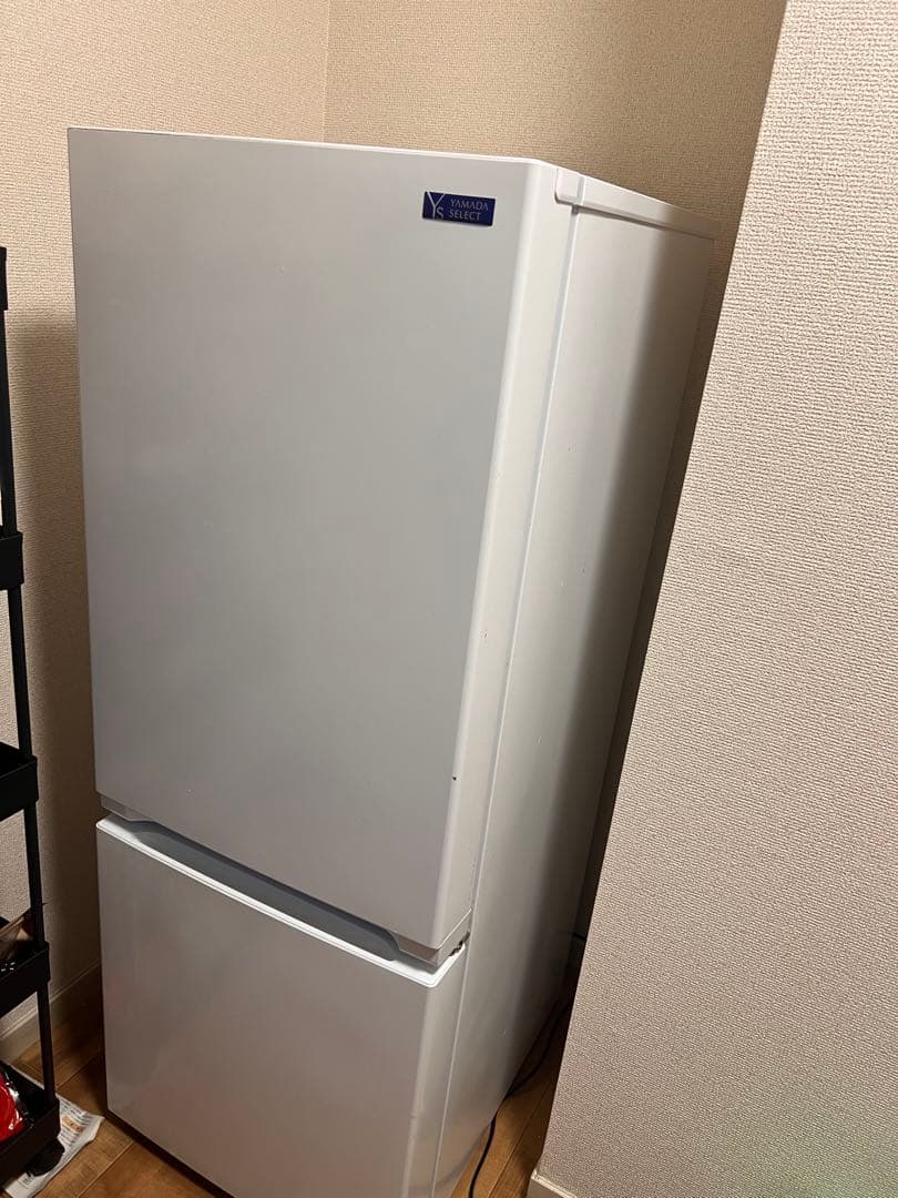 ホワイト冷蔵庫156L／2020年製