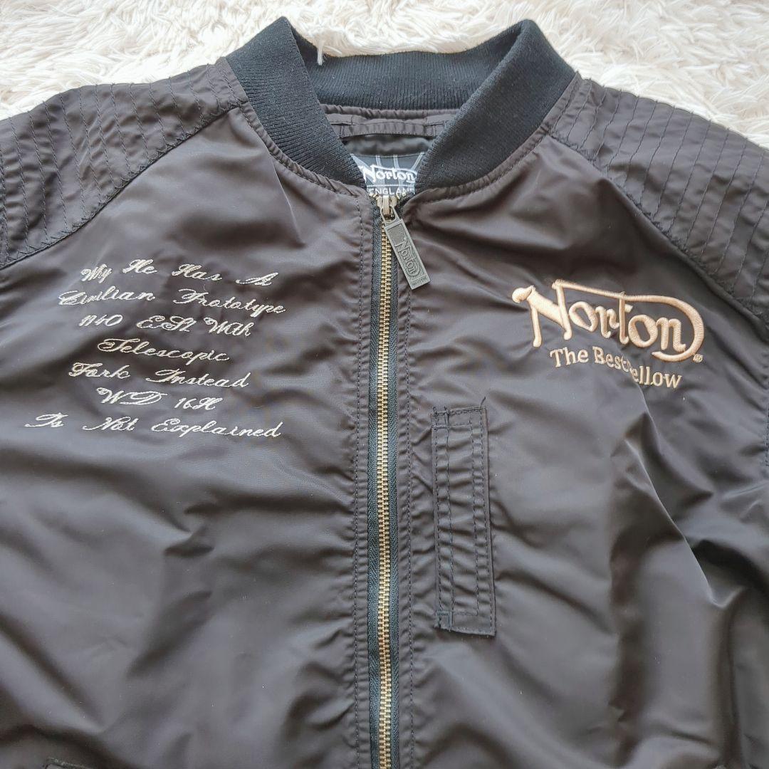 Norton ノートン MA-1 フライトジャケット ボンバー 総刺繍 ワッペン