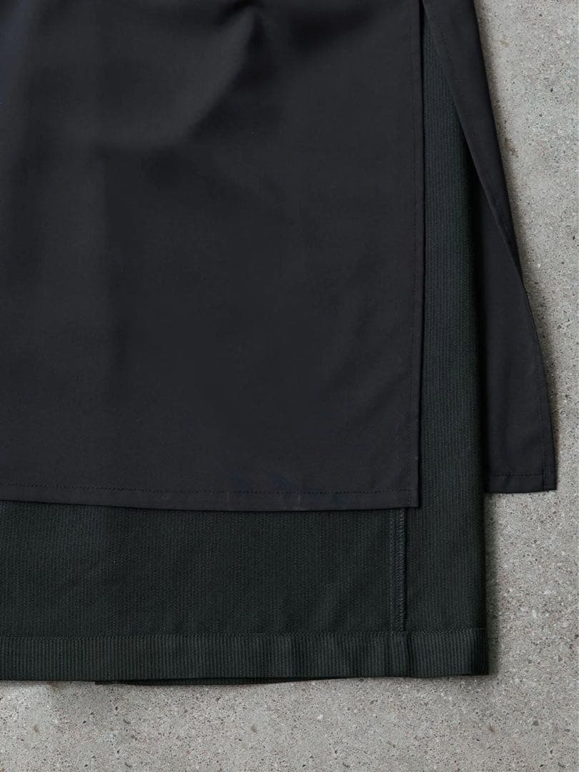 本日限定値下！クルーレ crewre テンセルコットンピケIラインスカート　3