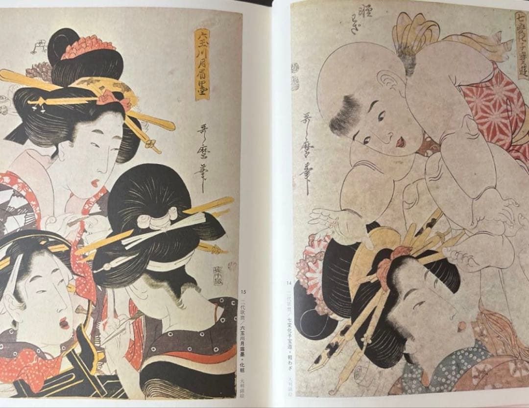 “初版本” 浮世絵大系6 歌麿／栄之　後藤 茂樹　集英社