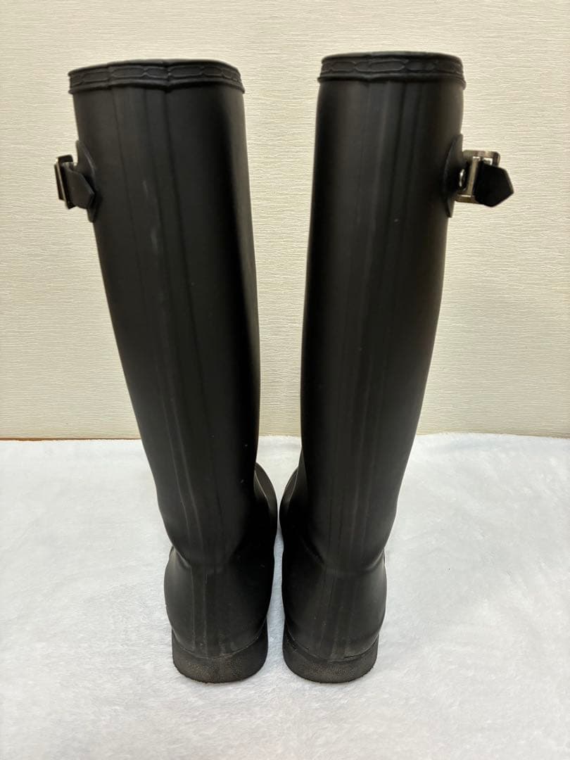 【美品】 HUNTER レディース 長靴 ブラック