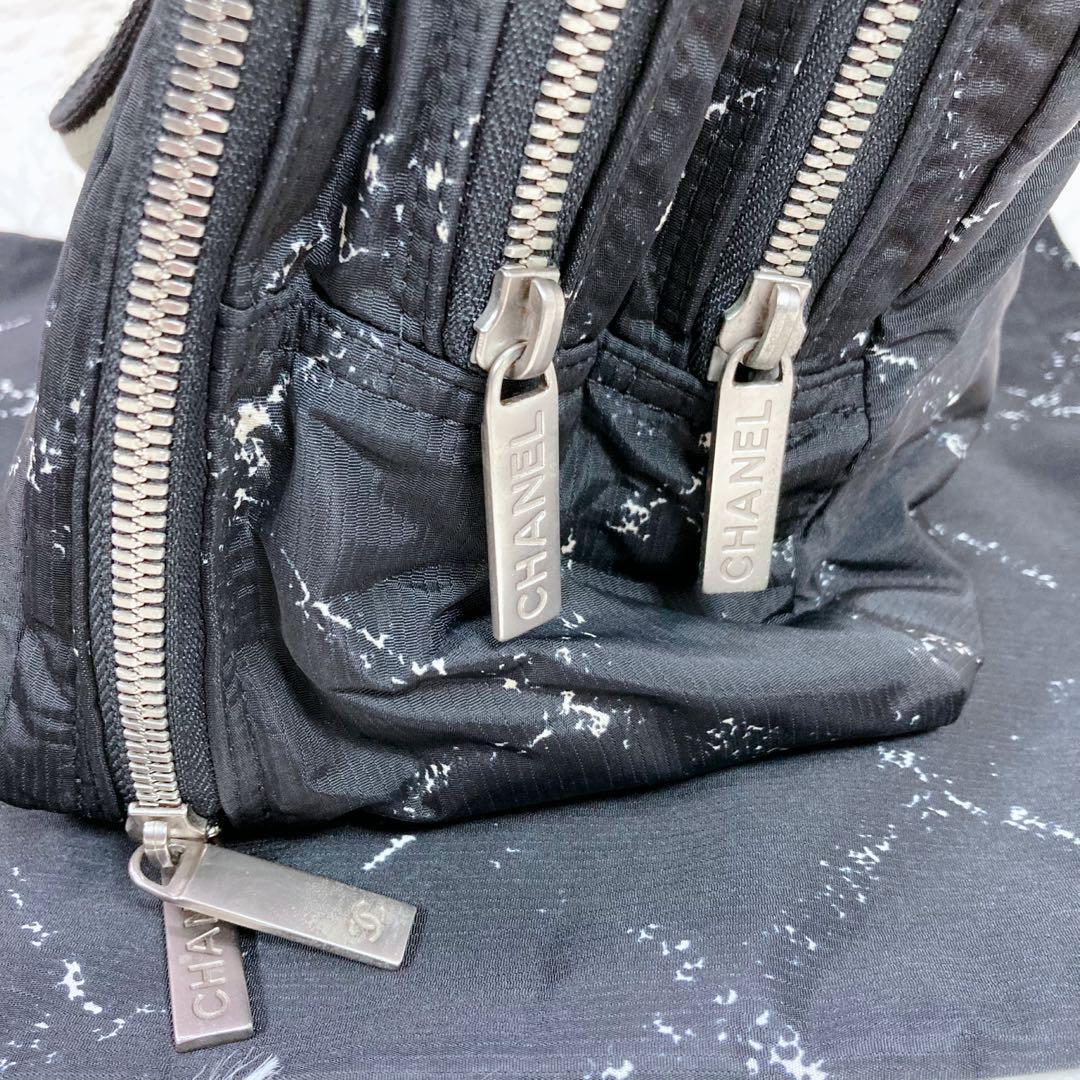 CHANEL シャネル 旧トラベルライン ミニボストンバッグ ハンドバッグ