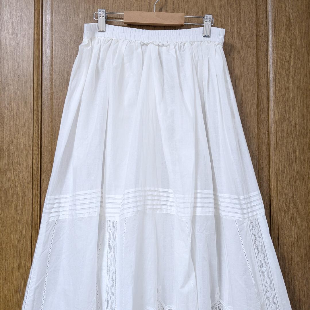新品 25AW 今季新作 IENA コットンレーススカート