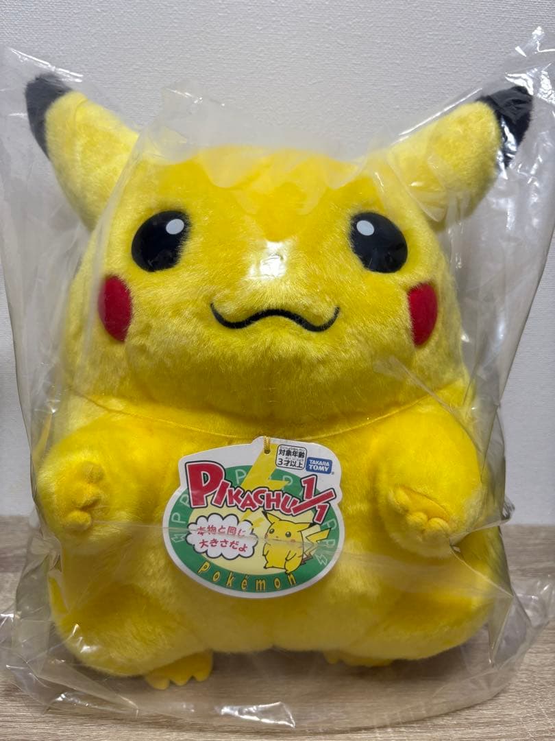 ポケットモンスター 30周年記念 おかえり！ピカチュウ　ぬいぐるみ　タカラトミー