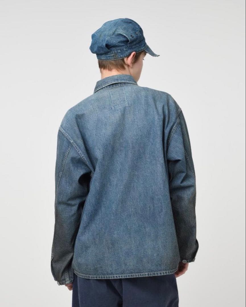 ジャケット・アウター BOWWOW US ARMY M-35 DENIM JACKET AGED