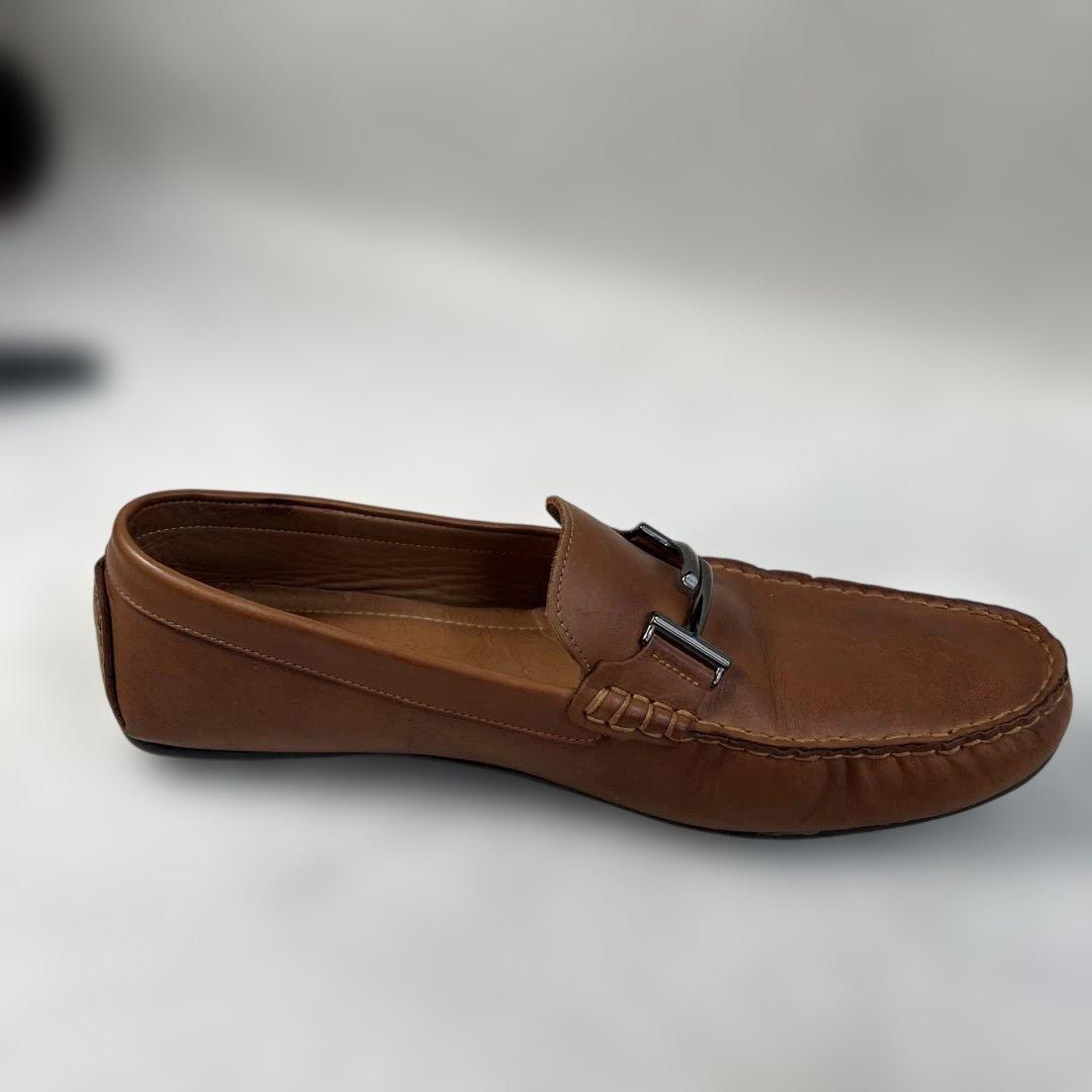 TOD’S トッズ ビットローファー ドライビング 27.5-28cm 茶 良品