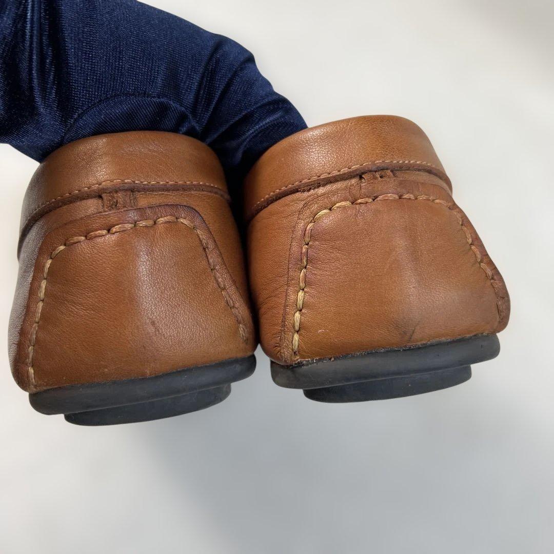 TOD’S トッズ ビットローファー ドライビング 27.5-28cm 茶 良品