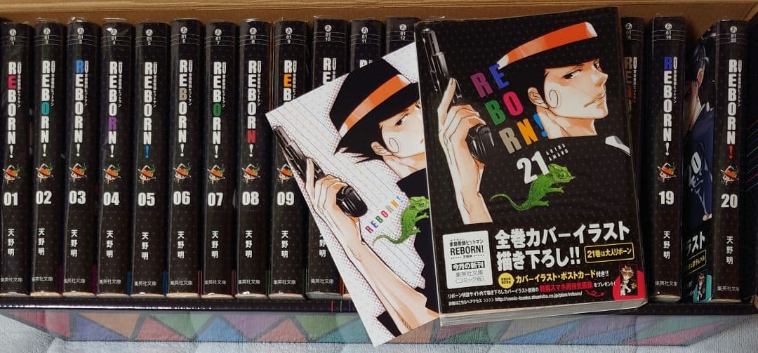 【漫画】家庭教師ヒットマンREBORN! 文庫版 全21巻 収納BOX付き