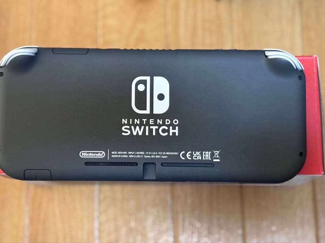 Nintendo Switch Lite グレー 本体 充電器箱　付き