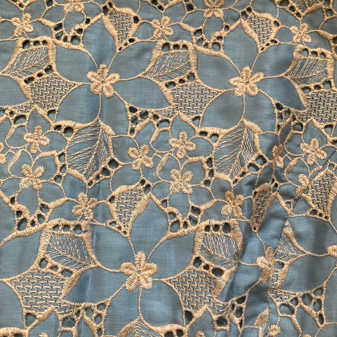 TOCCA トッカ　カットワークレースワンピース　美品　サイズ4 総刺繍