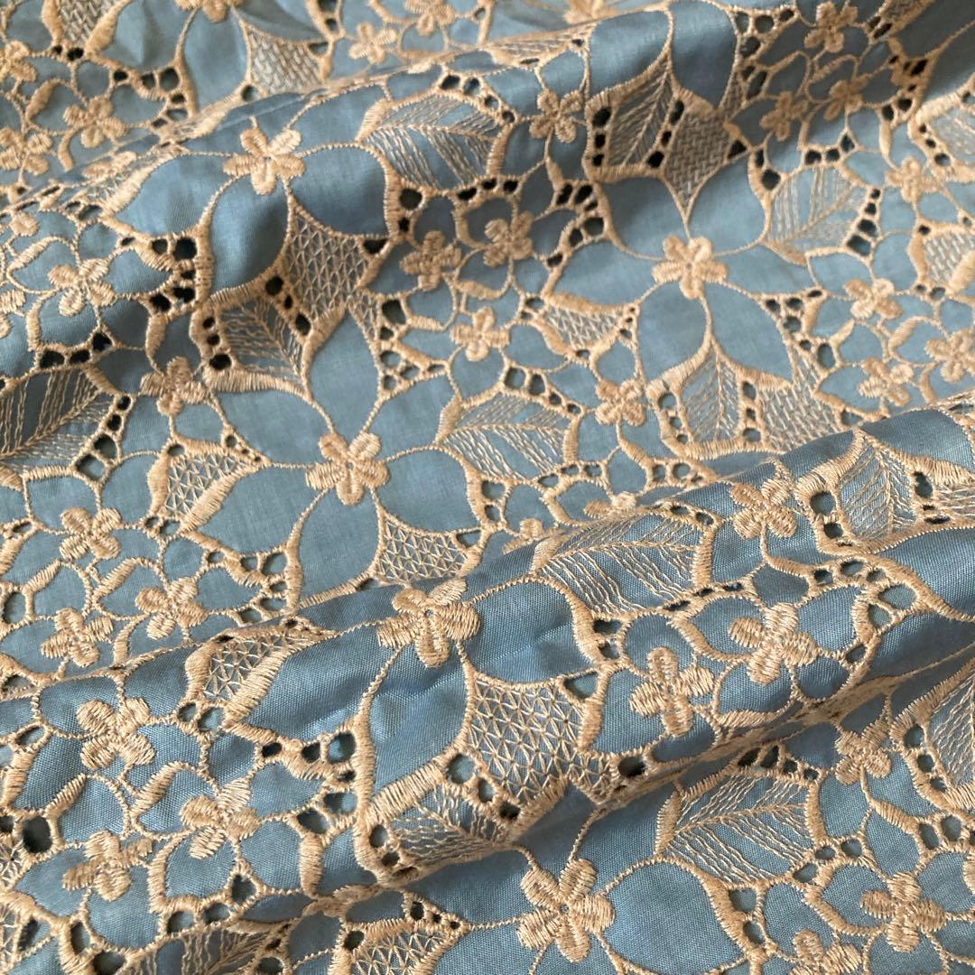 TOCCA トッカ　カットワークレースワンピース　美品　サイズ4 総刺繍