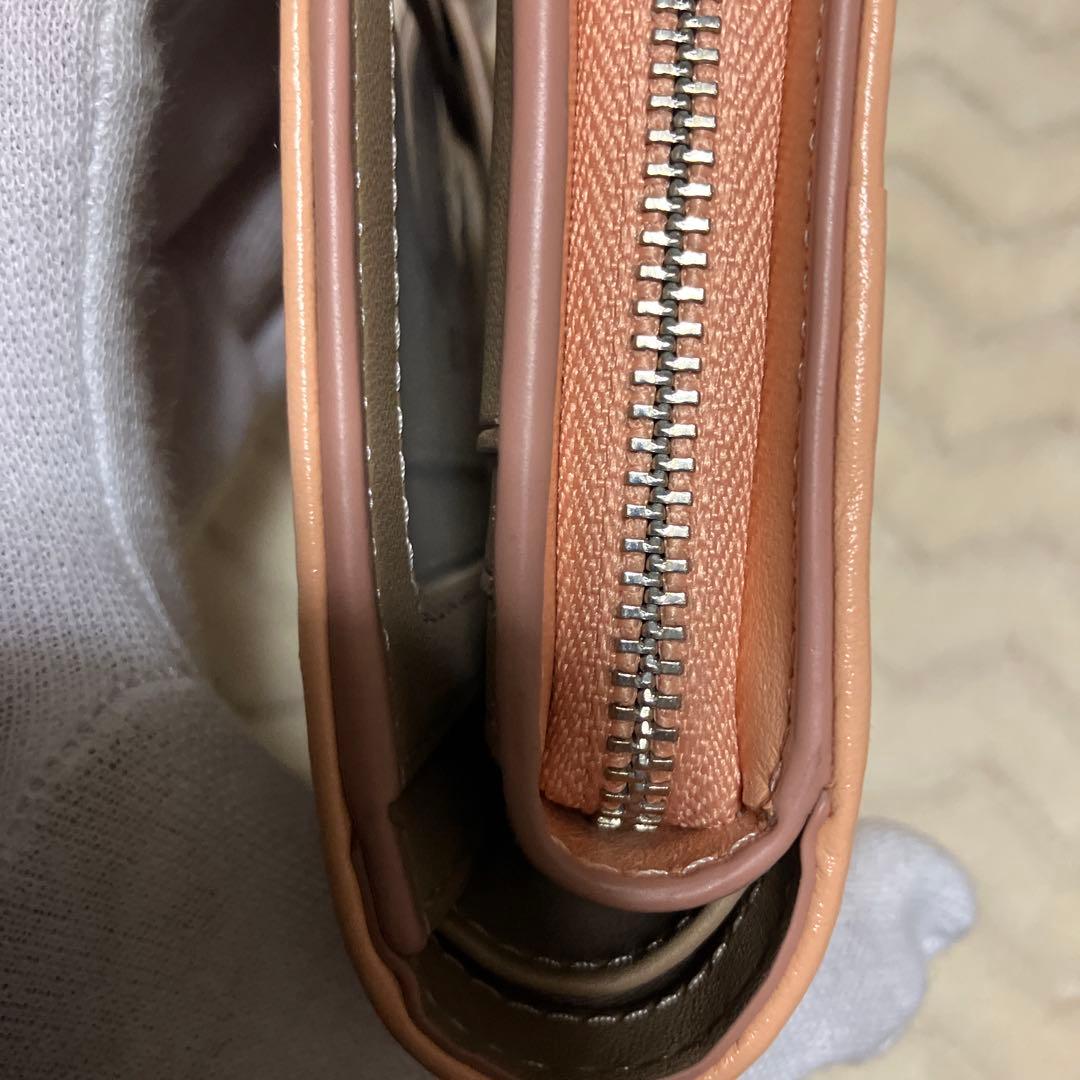 (美品) COACH コーチ　折り財布　二つ折り財布　CT980 ピンク