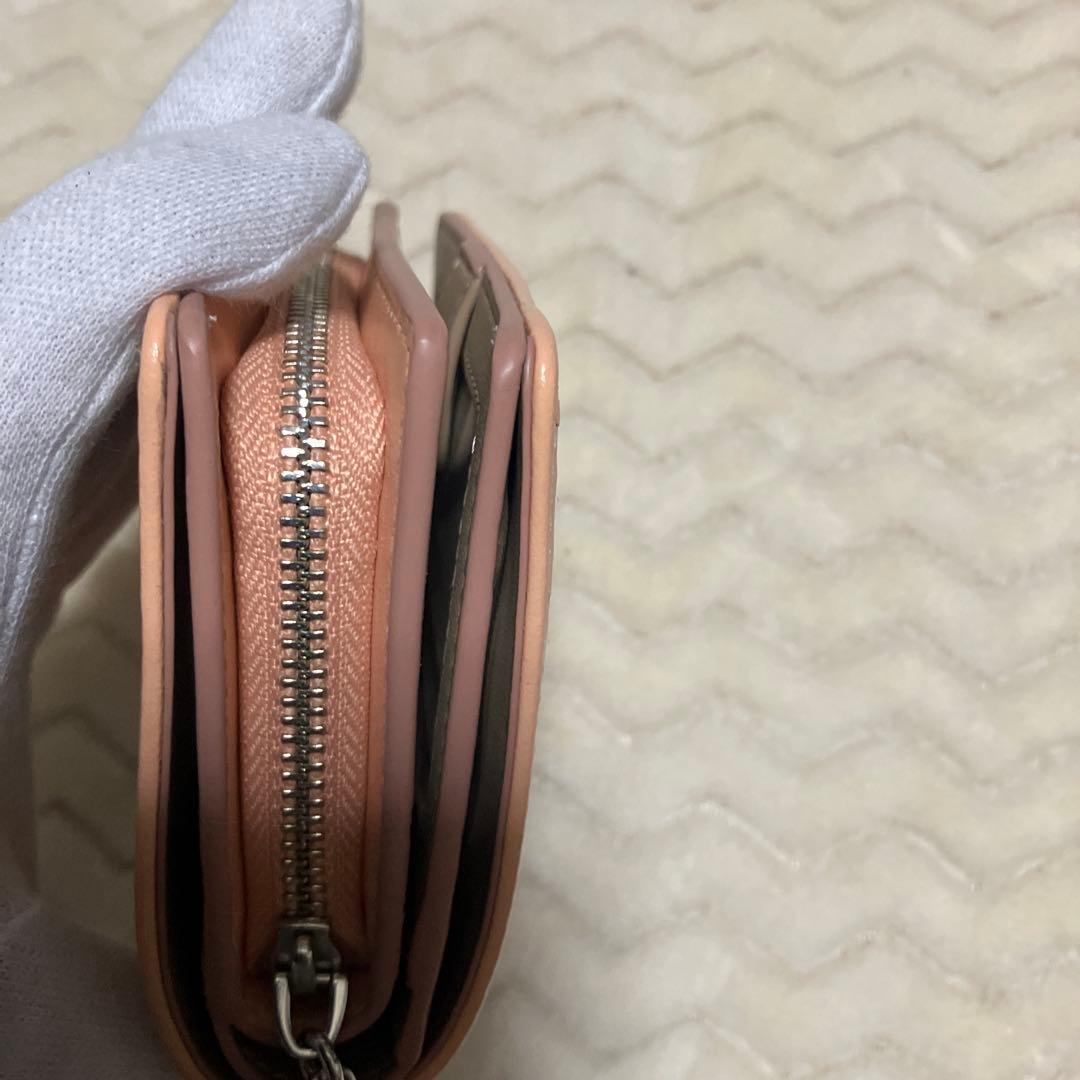 (美品) COACH コーチ　折り財布　二つ折り財布　CT980 ピンク