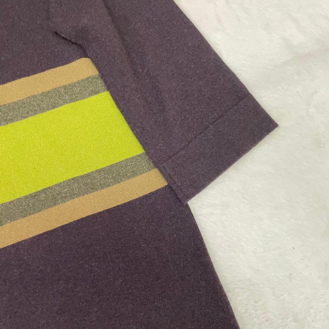 美品　CIVIDINI カシミヤ100% 幾何学模様 ダークパープル ワンピース