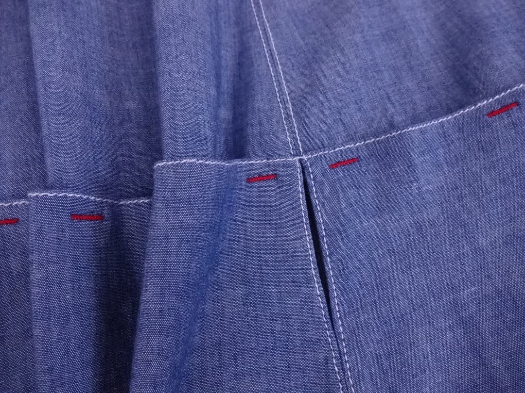 MARNI マルニ　シャンブレー素材　ギャザースカートセットアップ/ワンピース