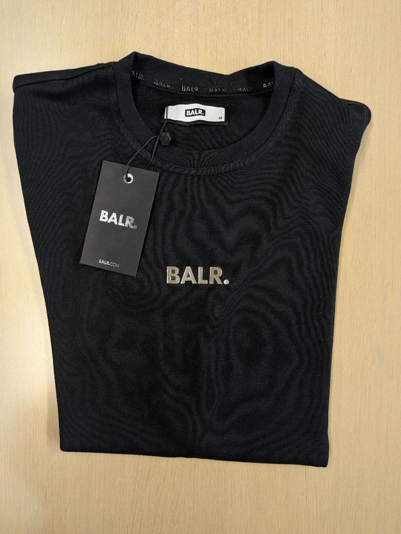 【新品・未使用】BALR.（ボーラー） Ｔシャツ（黒　厚手）