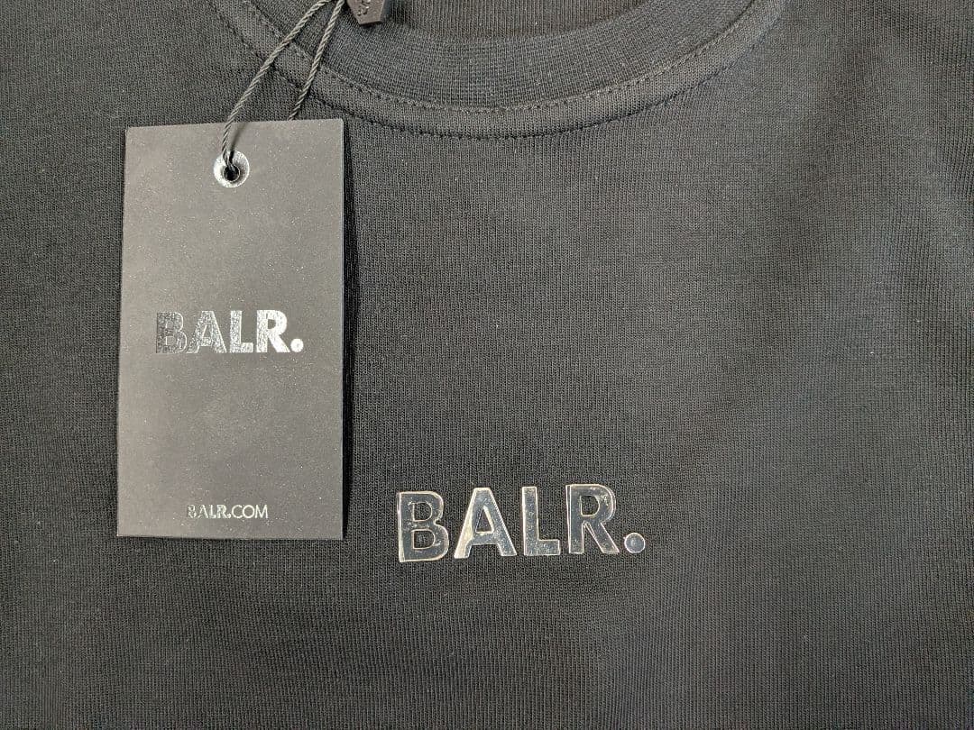 【新品・未使用】BALR.（ボーラー） Ｔシャツ（黒　厚手）