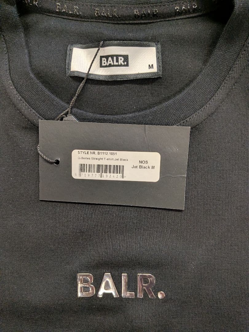 【新品・未使用】BALR.（ボーラー） Ｔシャツ（黒　厚手）