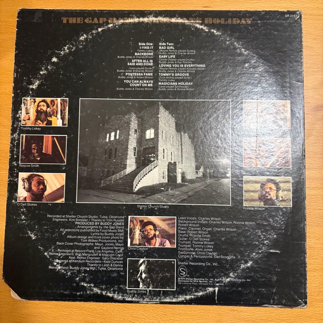 カット盤　The Gap Band – Magicians Holiday
