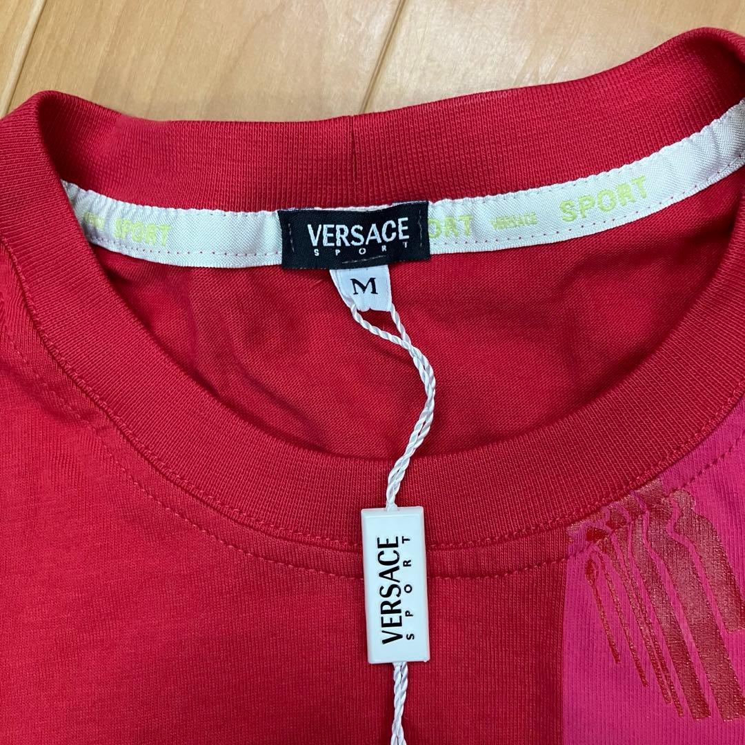 ヴェルサーチ　Versace 赤　Tシャツ　未使用【85458003】