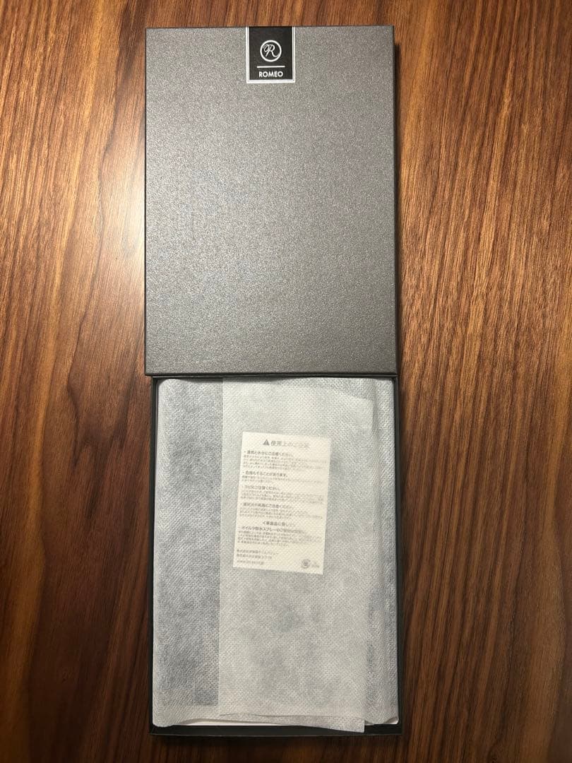 【美品】 ROMEO クロコ型押し革カバー A5 伊東屋