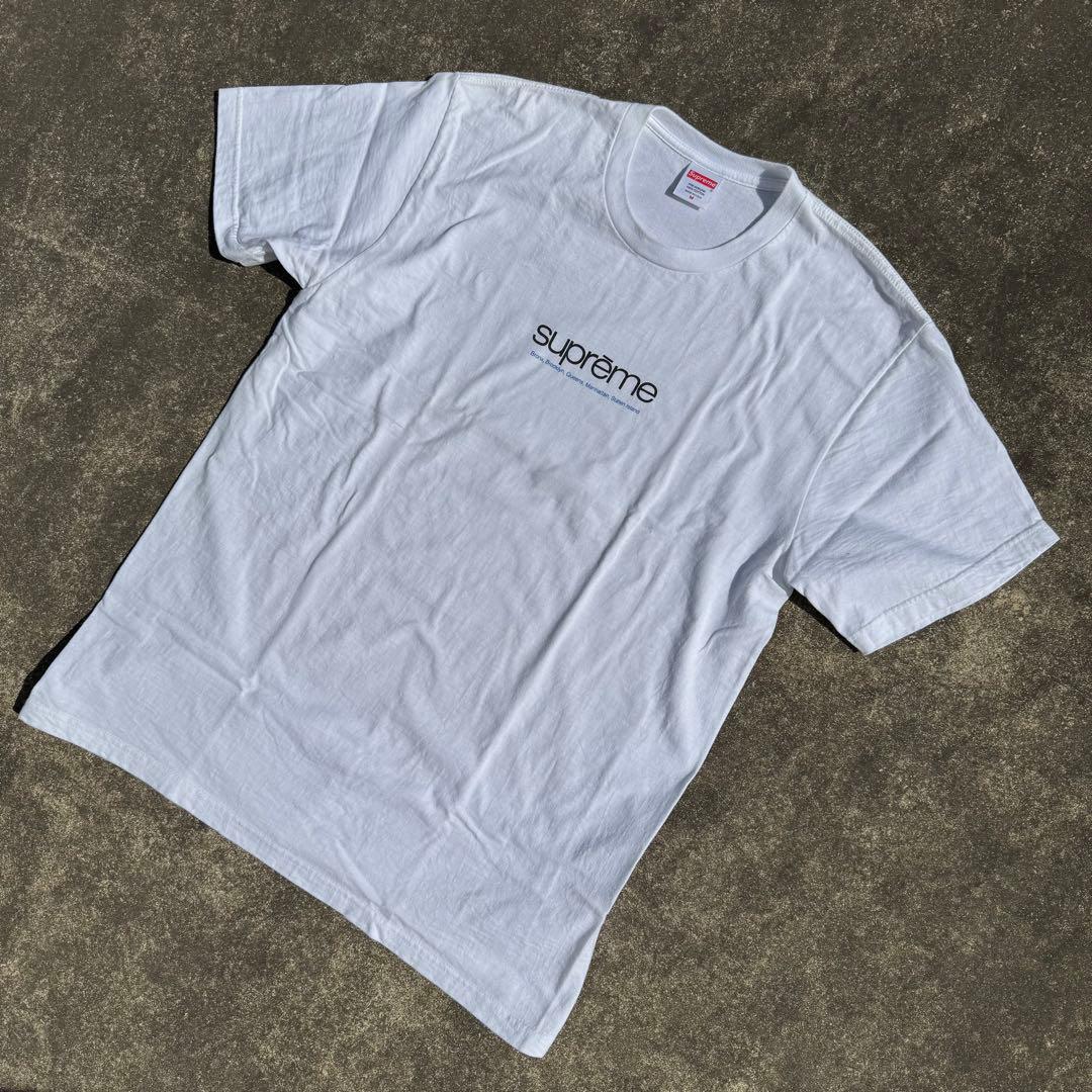 たかっちぃ　Supreme Five Boroughs Tee シロ M
