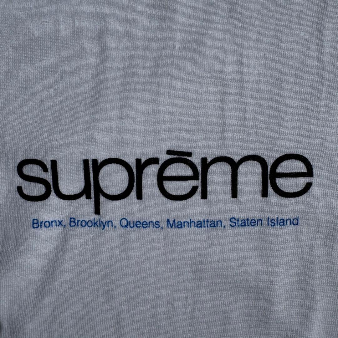 たかっちぃ　Supreme Five Boroughs Tee シロ M