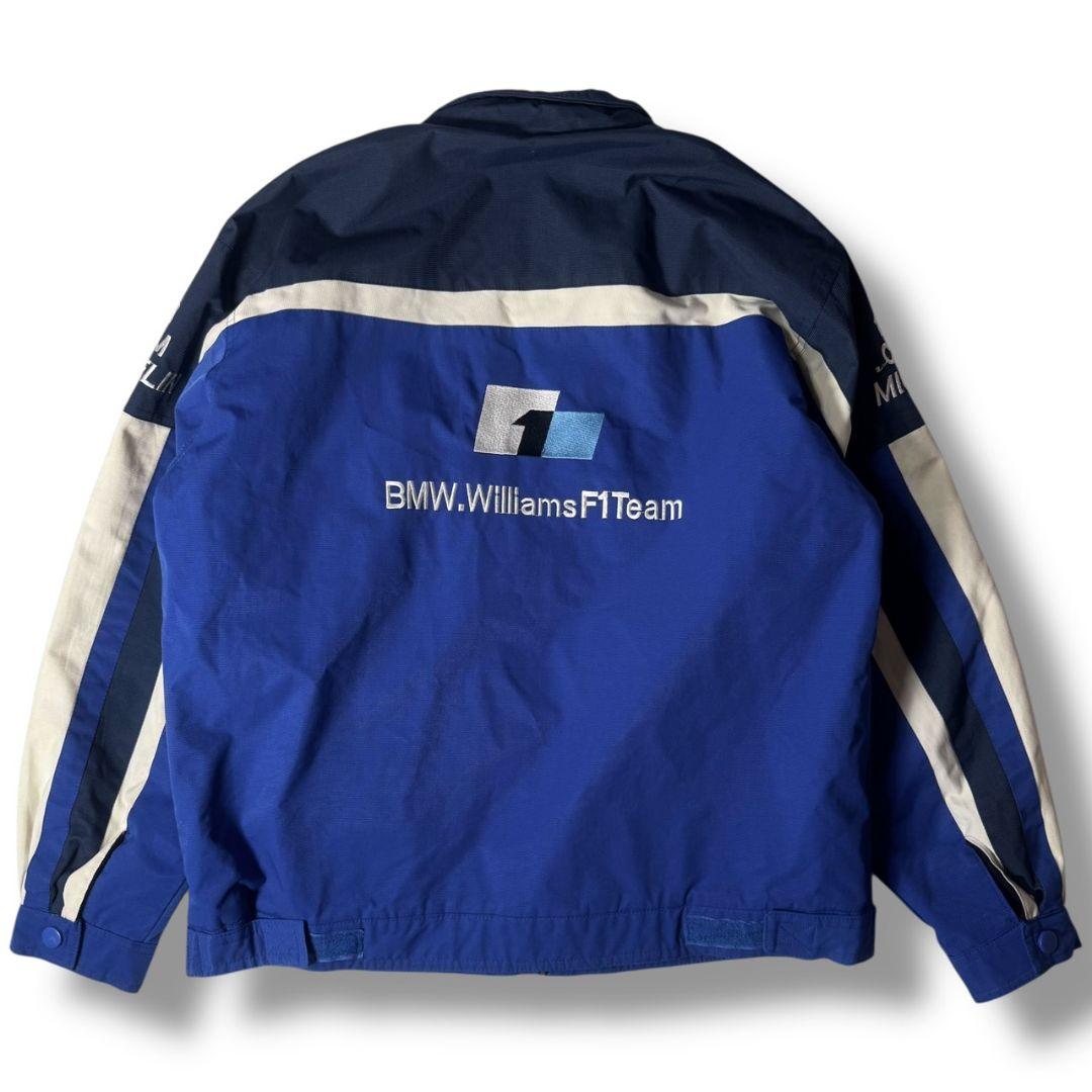 00s 古着  Williams F1 レーシングジャケット M 企業ロゴ