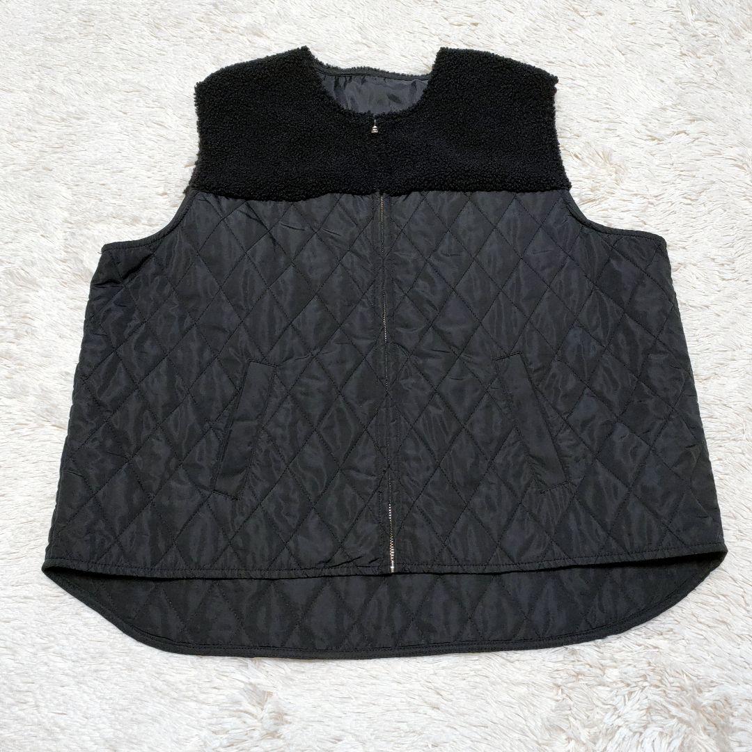 SUM1 STYLE　スミ スタイル　キルティングベスト付き３WAY馬刺繍コート