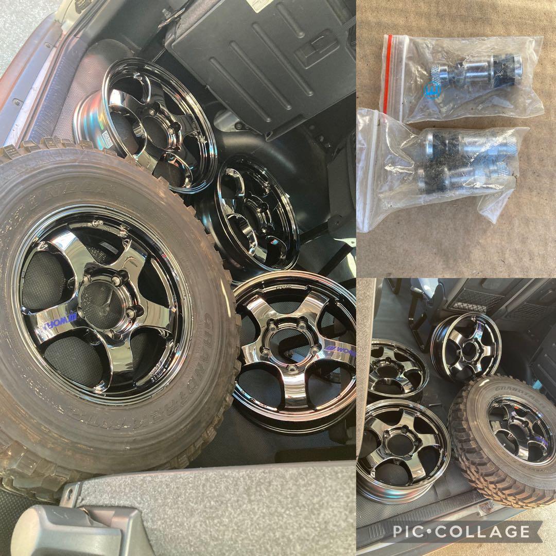WORK 16インチ 5.5J ホイール　タイヤ1本組み　ジムニー等　未使用