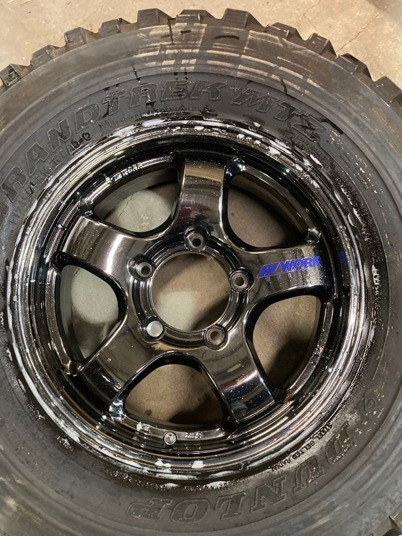 WORK 16インチ 5.5J ホイール　タイヤ1本組み　ジムニー等　未使用