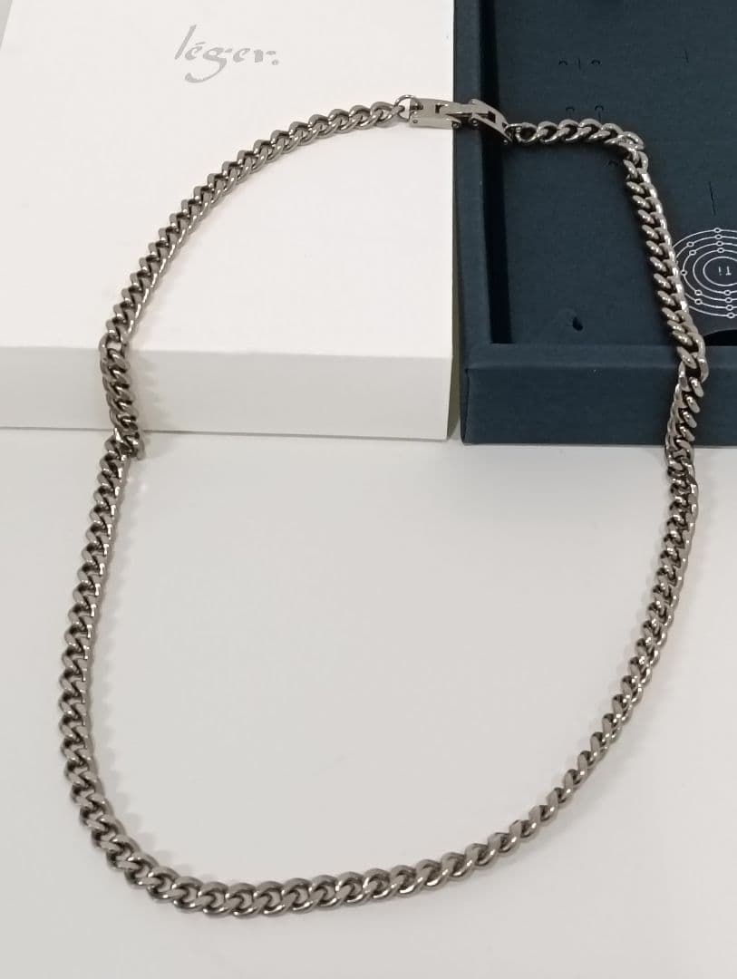 純チタンチェーン 50cm 喜平ネックレス [leger(レジエ)]