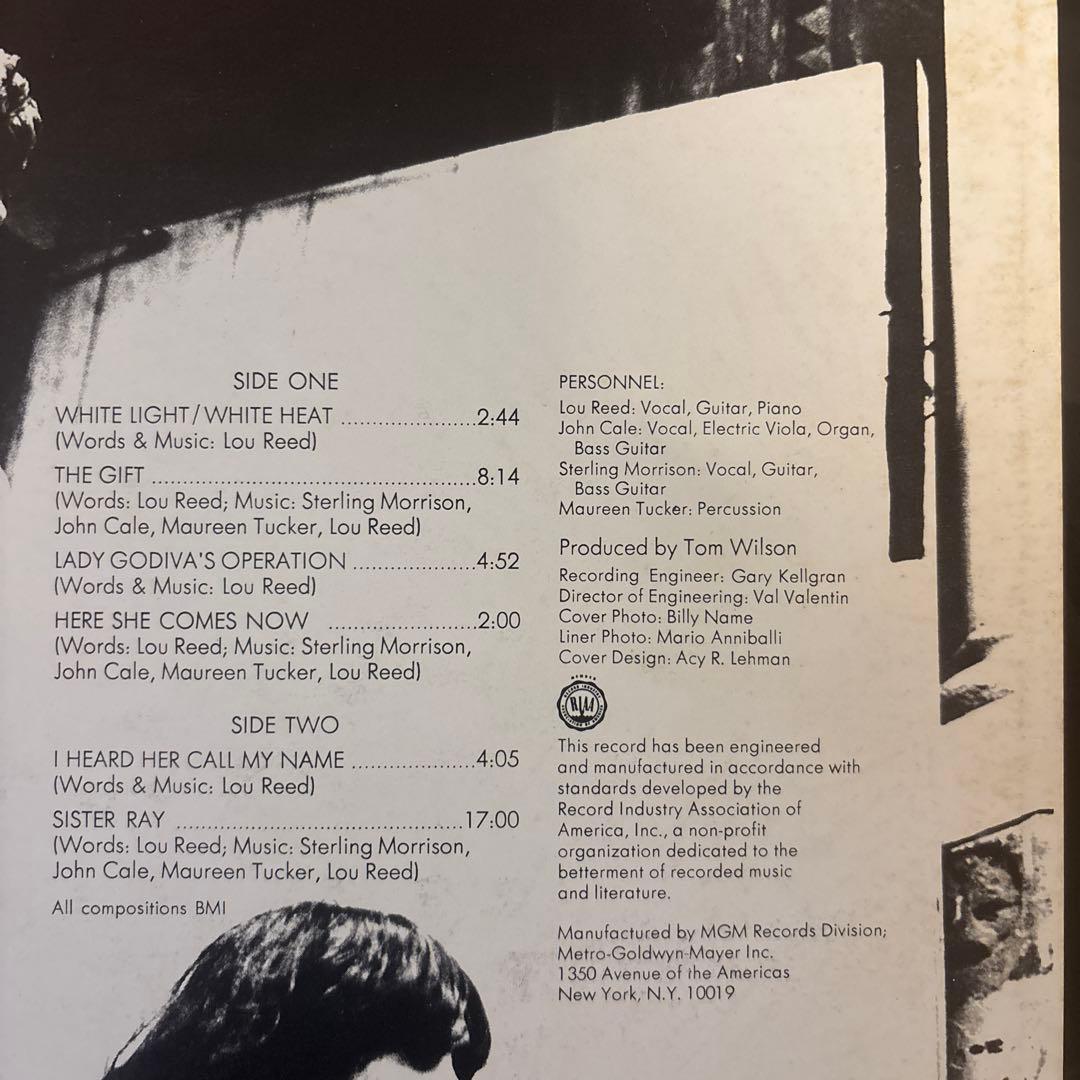 洋楽 The Velvet Underground - White Light LP