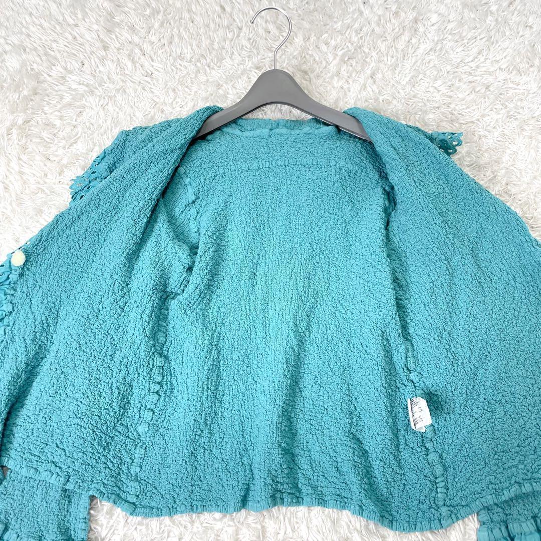 meby ISSEY MIYAKE ✨カリフラワー　カーディガン ボレロ　レース