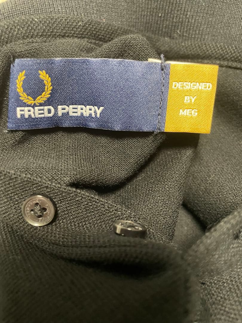 FRED PERRY DESIGNED BY MEG / ポロシャツ　ブラック
