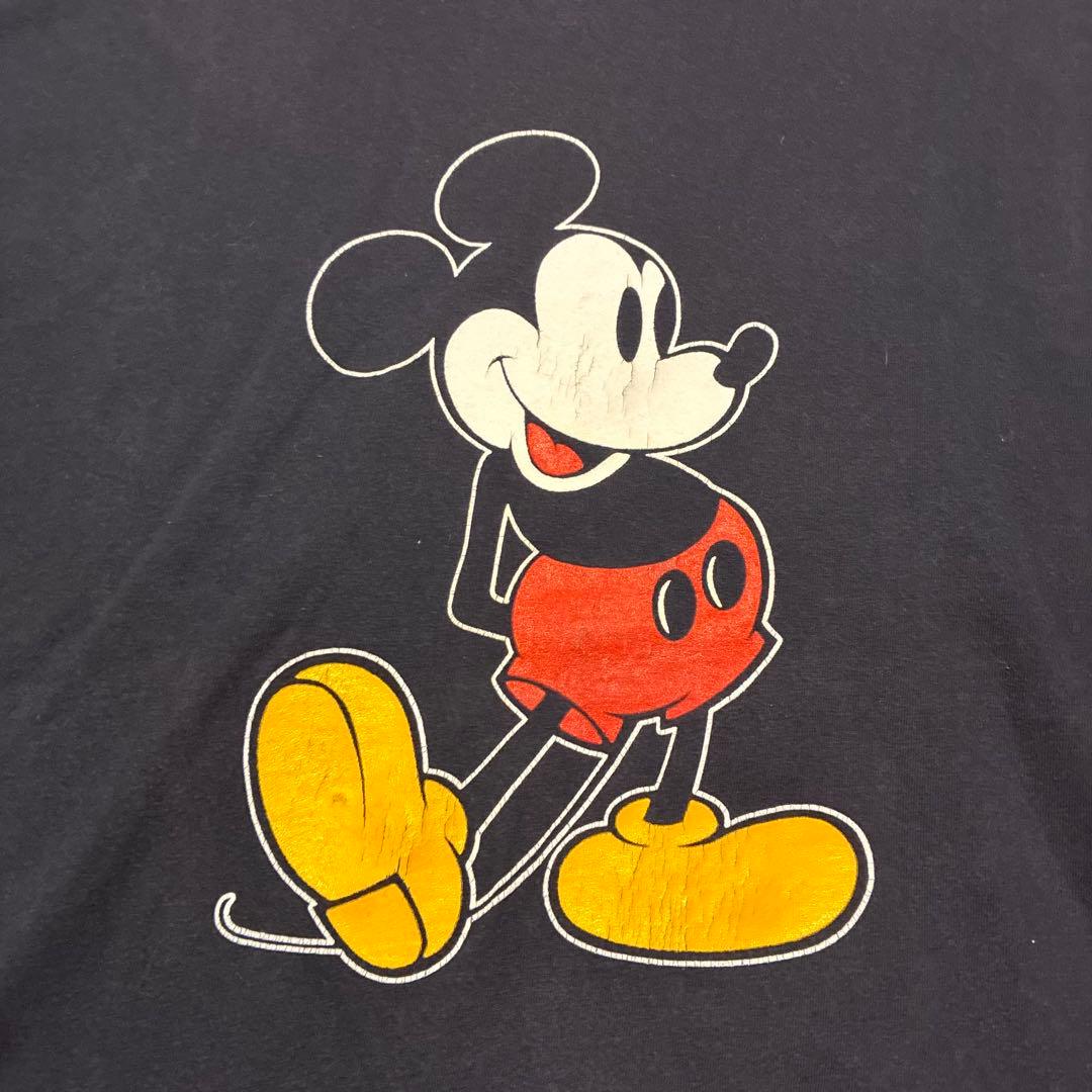 80S USA製 Disney ミッキーマウス シングルステッチ XL