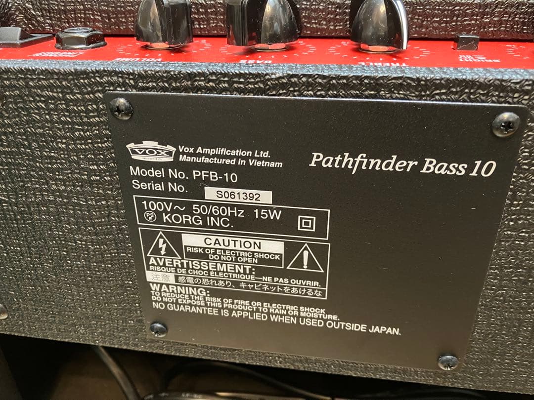 VOX Pathfinder Bass 10 ベースアンプ