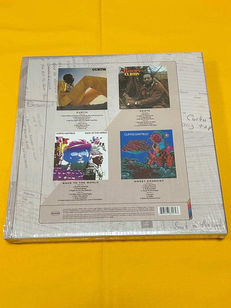 Curtis Mayfield Curtis 4枚組アナログレコード