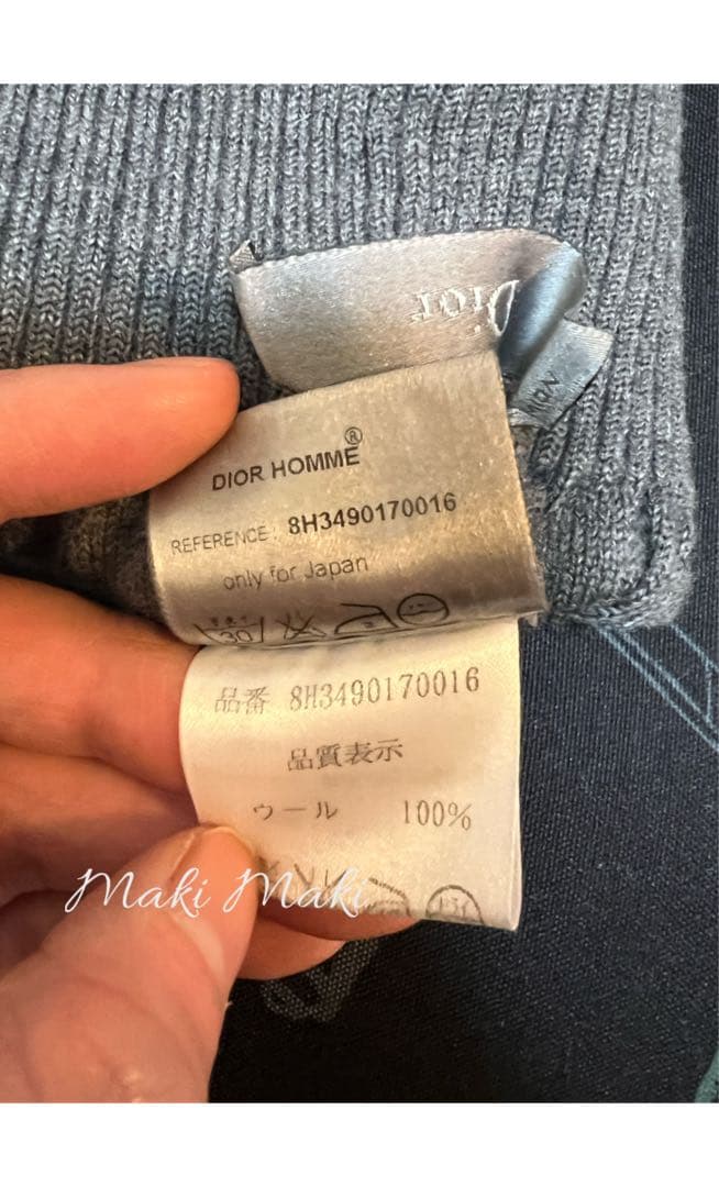 Dior HOMME 蜂さんマークのニット帽