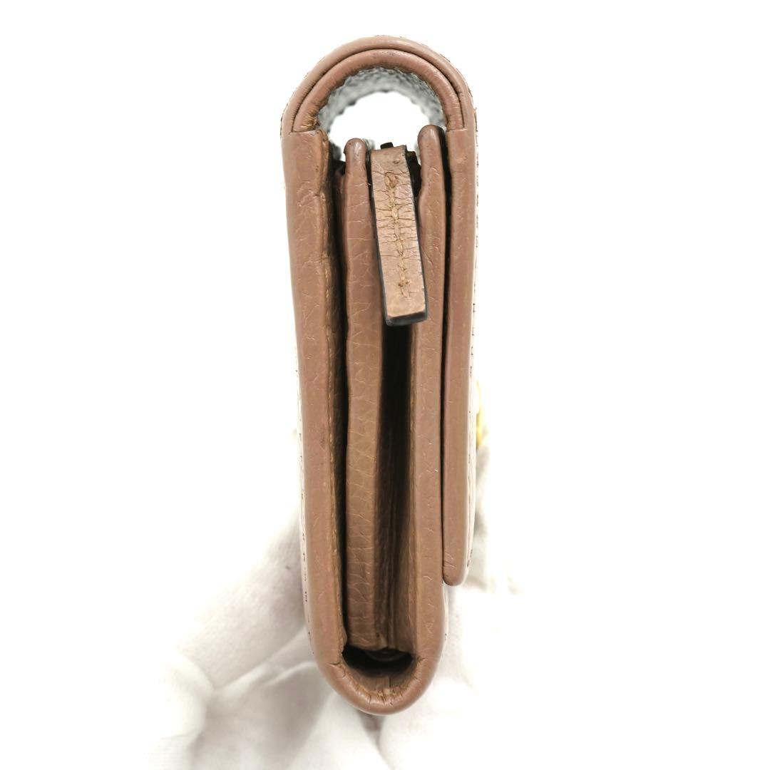 ✨未使用展示品✨　GUCCI ミニ財布　マーモント　エンボスロゴ　GGロゴ 刻印