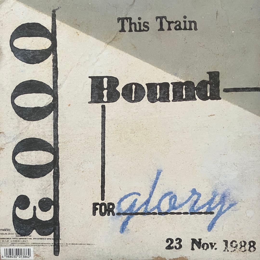 The Blue Hearts TRAIN LP レコード盤