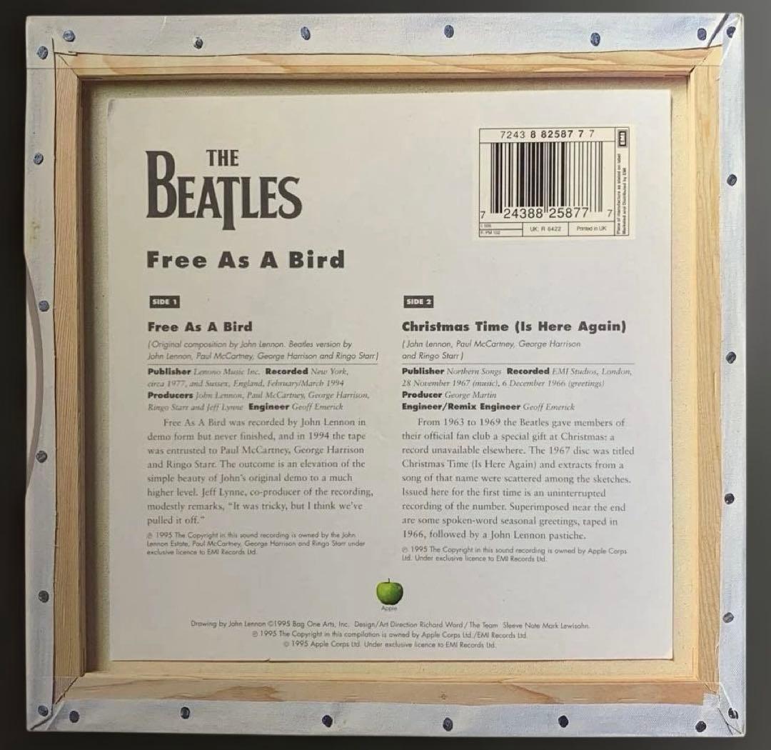 The Beatles / Free As A Bird ヨーロッパ盤7\"