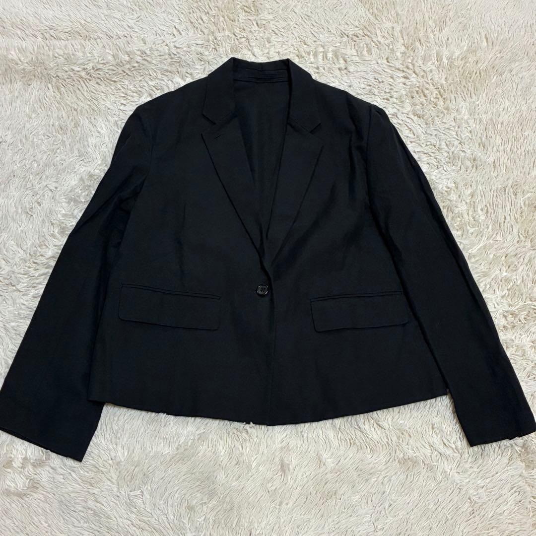 MARGARET HOWELL 美品 高年式 リネン 麻 コットン テーラード