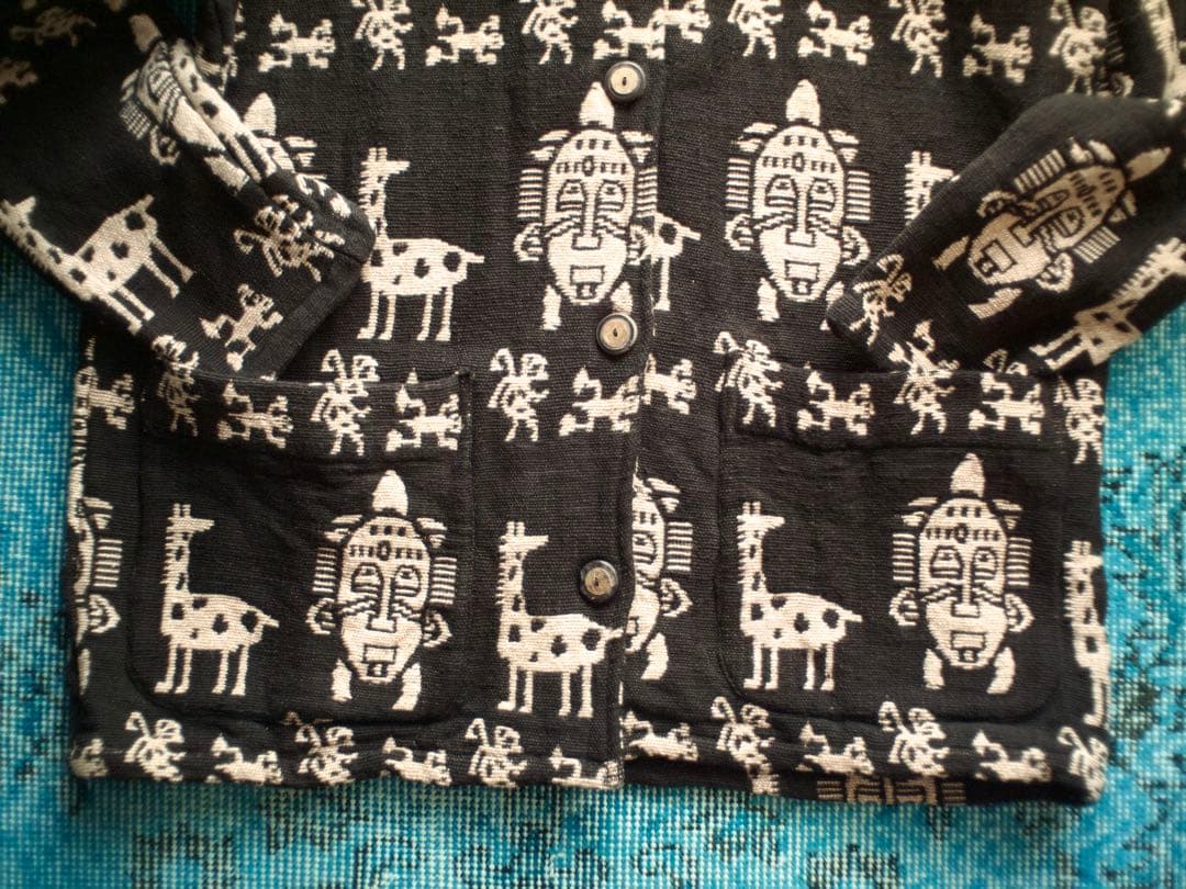 ジャケット・アウター 80s 90s CHICO'S native pattern coverall