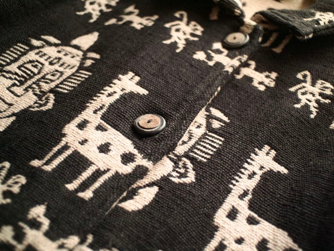 ジャケット・アウター 80s 90s CHICO'S native pattern coverall
